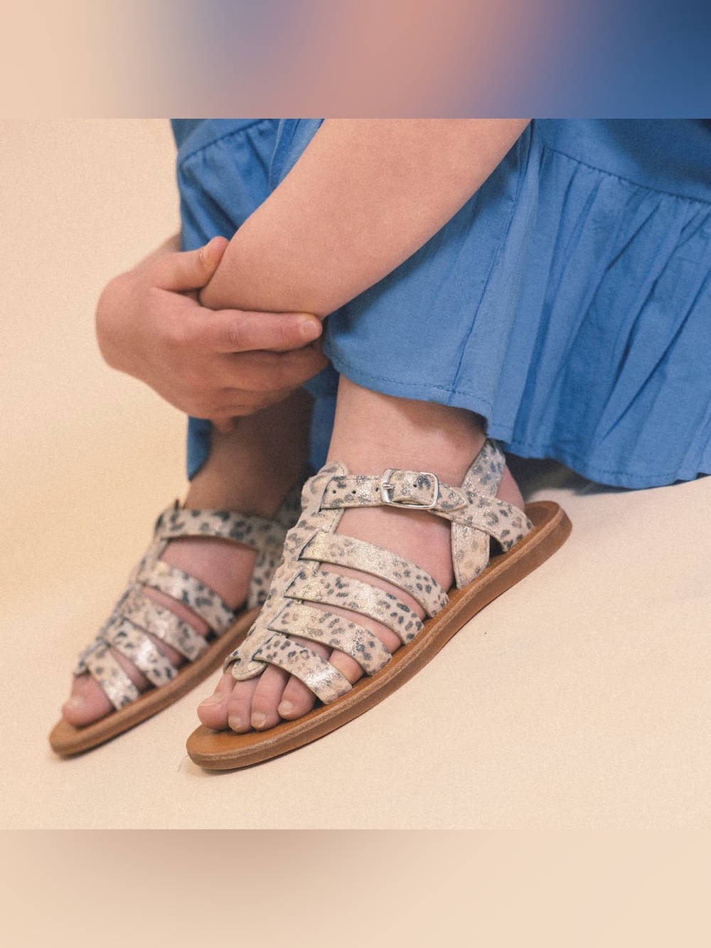 Size EU 37 Pom D”API Paris Leopard Print Sandals